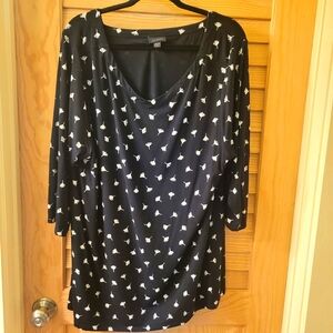 J Jill V Neck Pullover Top